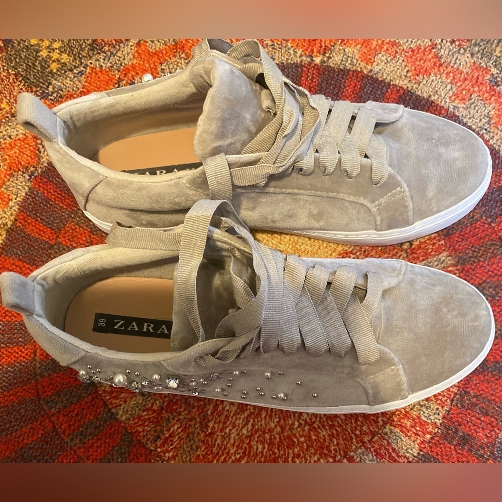 Zara Trafaluc Gray shoes - Picture 3 of 10